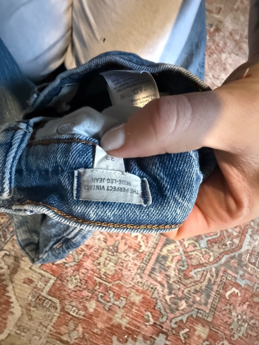 Madewell vintage straight Classic Women's Blue Denim Jeans 27 Leg - Picture 3 of 4